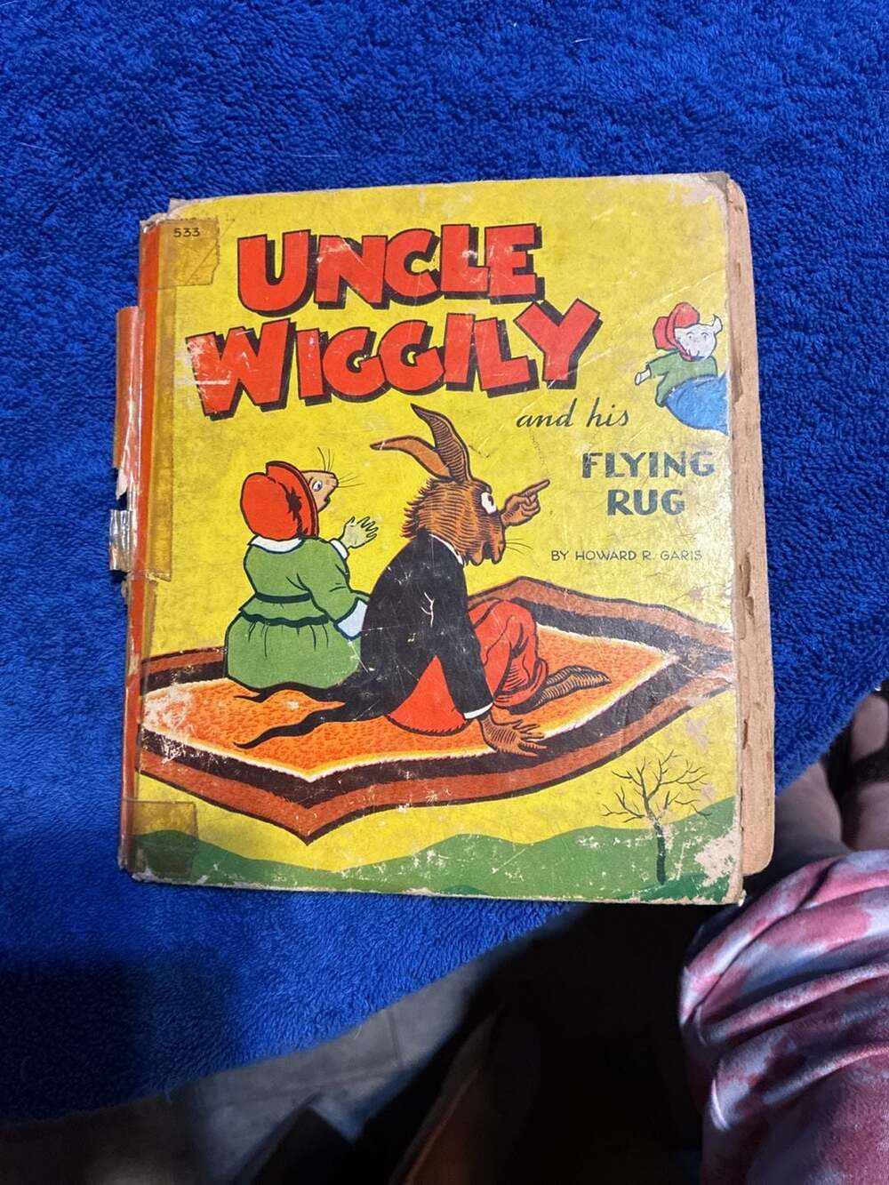 Uncle Wiggily and His Flying Rug by Howard R. Garis (1940 Whitman Publishing)
